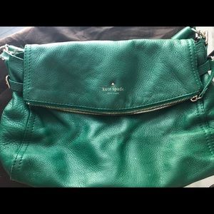 Kelly Green Kate Spade Leather Handbag